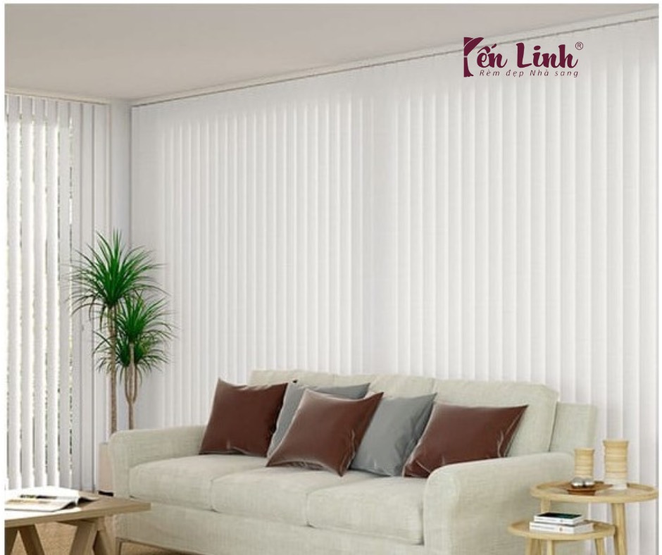 Các Mẫu Rèm Lá Dọc Cho Phòng Khách Đẹp, Sang Trọng